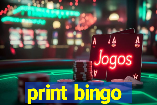 print bingo